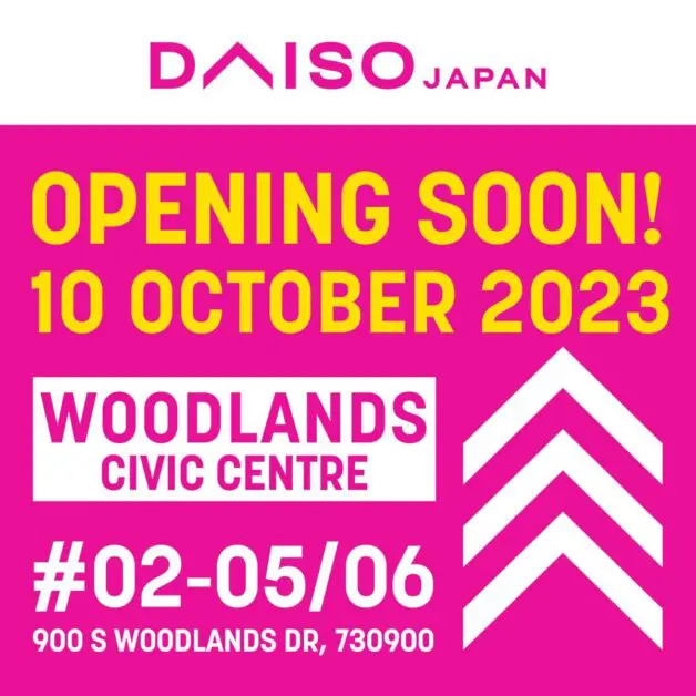 Daiso woodland civic centre official opening announcement