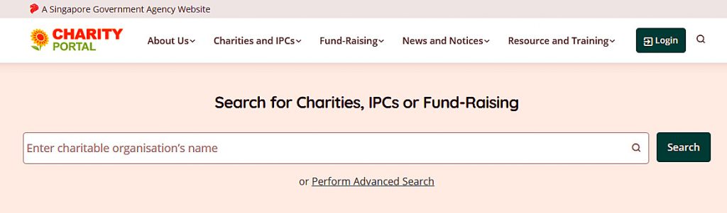 Charity Portal Singapore