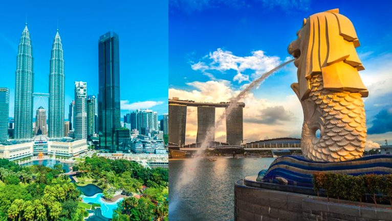 Malaysia and Singapore