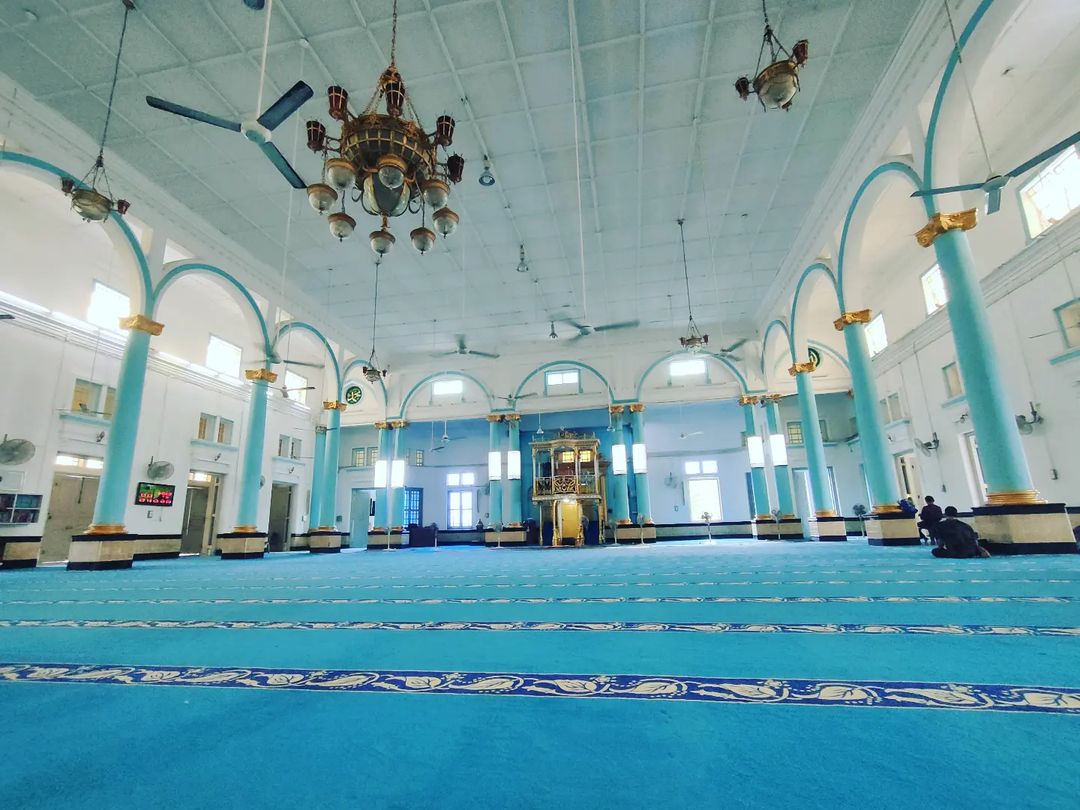 Inside of Sultan Ibrahim Jamek Mosque