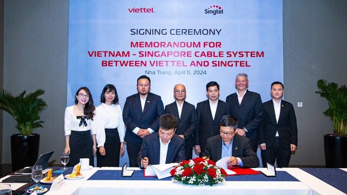 Singtel and Viettel signs MOU of Vietnam-Singapore cable system (VTS)