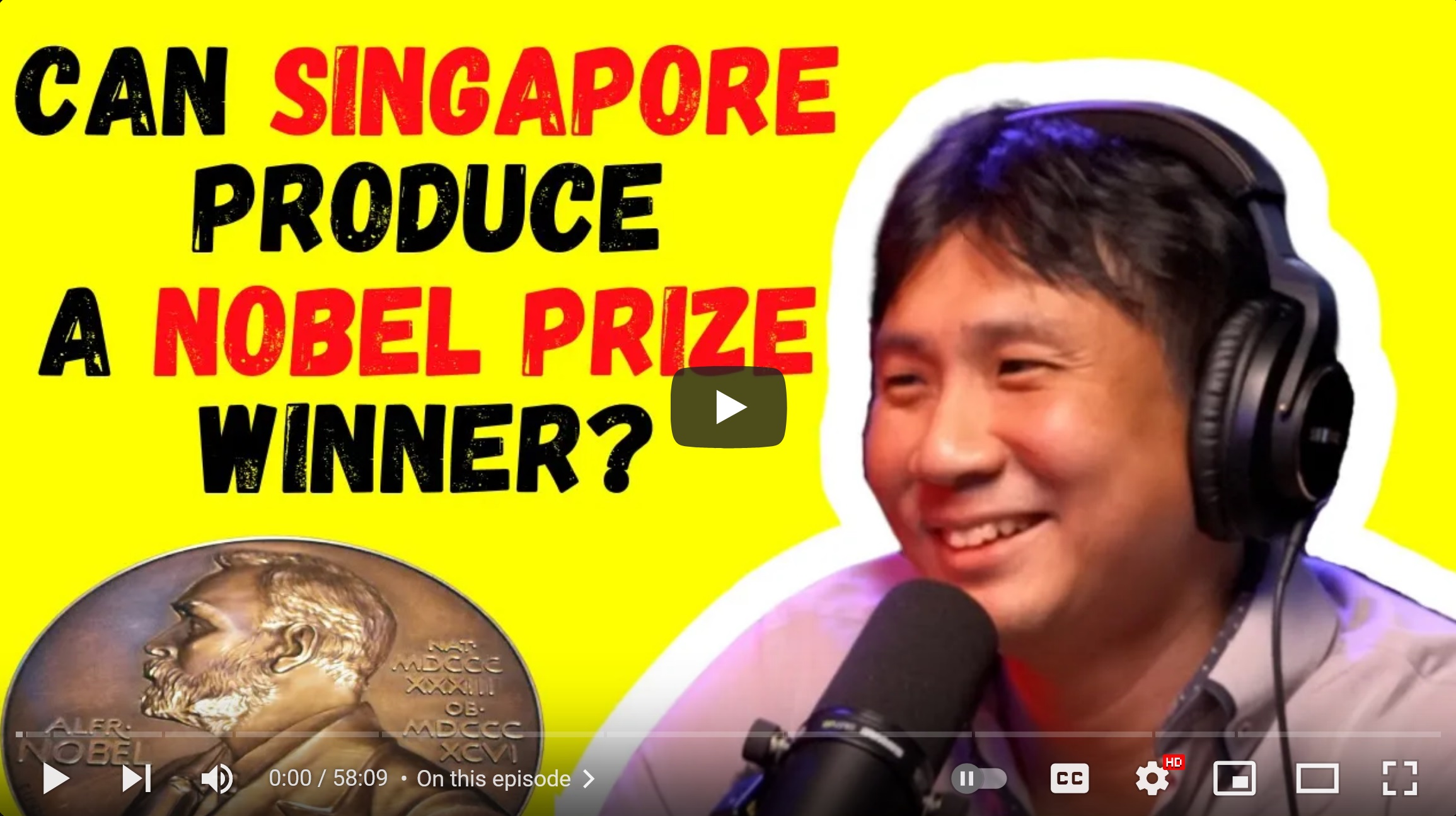 Jamus Lim on why Singapore has never produced Nobel laureate and why straight-A students 'never rise to the top' - Singapore News