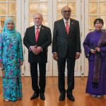 President Tharman welcomes Malaysian King and Queen for May 6-7 visit