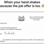 Singaporeans online poke fun at PM Wong’s handwriting in his acceptance letter